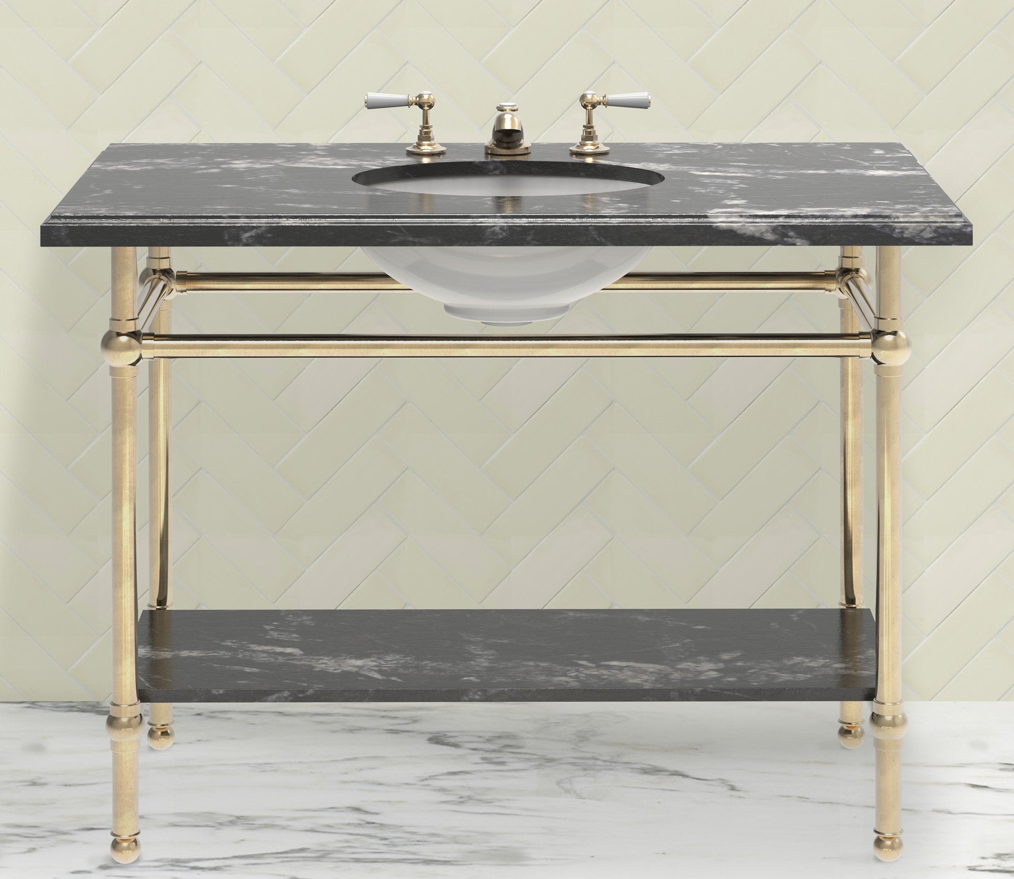 Gotham Washstand Extra Wide Single